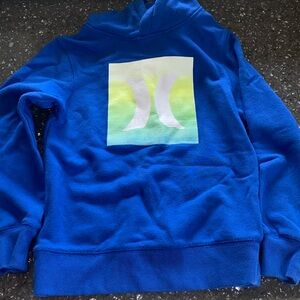 Hurley BOYS Small (8-10 YEARS) Blue Hooded Sweatshirt. EUC.